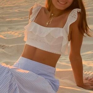 SEEK THE LABEL MIAMI BOUTIQUE Eyelet Bra Top